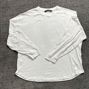 Jenni Kayne Cream Long Sleeve Tee